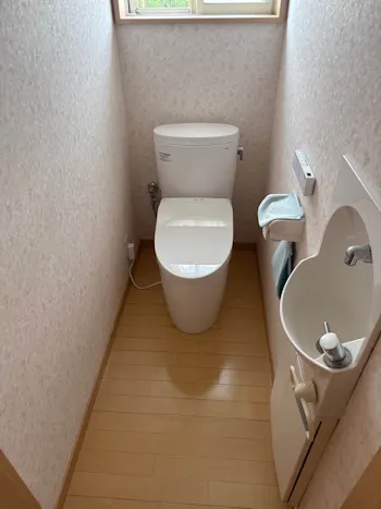 千葉県長生郡のお客様のトイレ工事