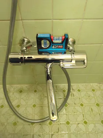 東京都八王子市のお客様の浴室水栓工事