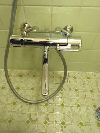 東京都八王子市のお客様の浴室水栓工事　具体的な工事内容2