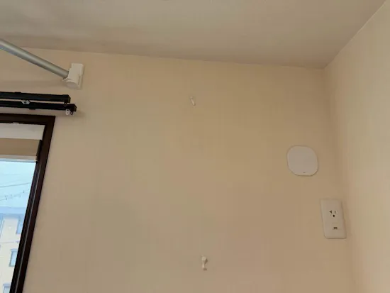 工事前　静岡県富士市のお客様のエアコン新規設置工事