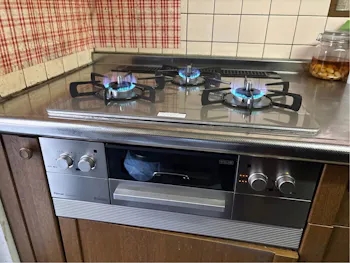群馬県高崎市のお客様のビルトインコンロ交換工事