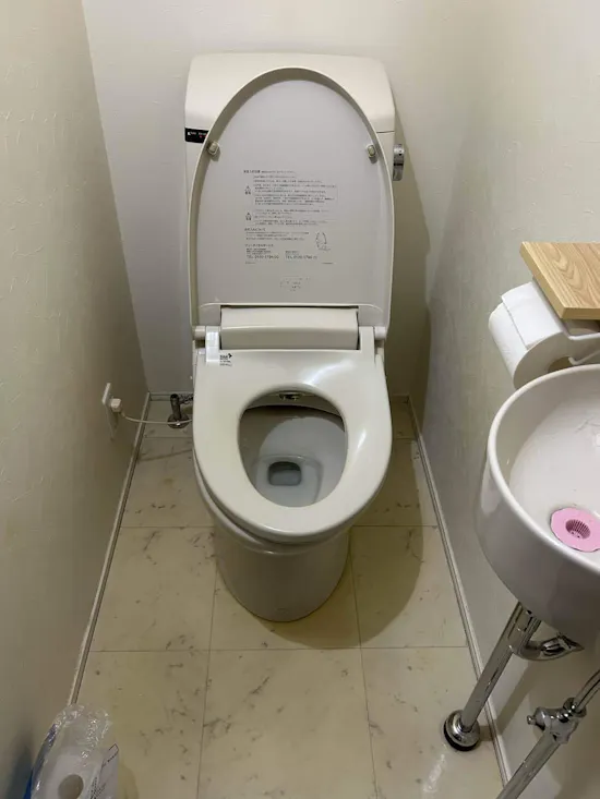 工事前　東京都町田市のお客様のトイレ工事
