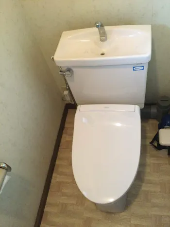 東京都青梅市のお客様の便座交換工事