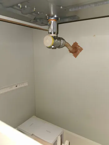 神奈川県藤沢市のお客様のビルトインコンロ・ガスコンロ工事　具体的な工事内容3