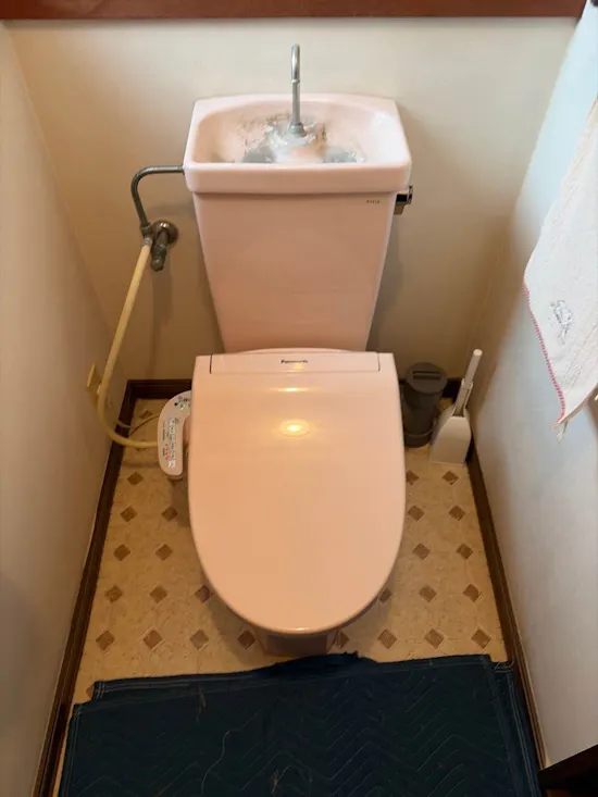 工事前　埼玉県北本市のお客様のトイレ工事