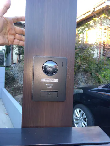 東京都青梅市のお客様のTVドアホン交換工事