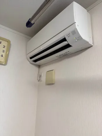 東京都清瀬市のお客様のエアコン工事