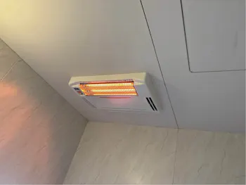 千葉県長生郡のお客様の浴室換気乾燥暖房機工事