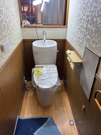 三重県いなべ市のお客様のトイレ工事