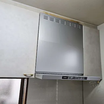 神奈川県三浦市のお客様のレンジフード交換工事