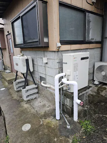 茨城県常陸太田市のお客様の給湯器工事