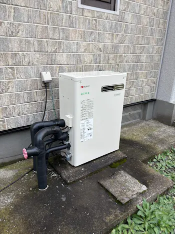 栃木県栃木市のお客様の石油給湯器交換工事