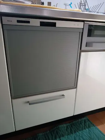 東京都羽村市のお客様の食洗機交換工事