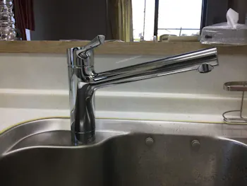 東京都青梅市のお客様のキッチン水栓交換工事