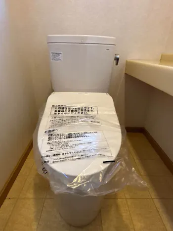 群馬県前橋市のお客様のトイレ・洗面水栓工事　具体的な工事内容1