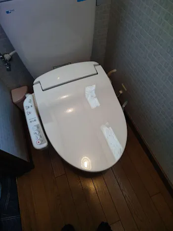 福島県いわき市のお客様の便座交換工事