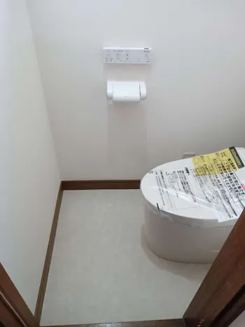 東京都羽村市のお客様のトイレリフォーム工事　具体的な工事内容1