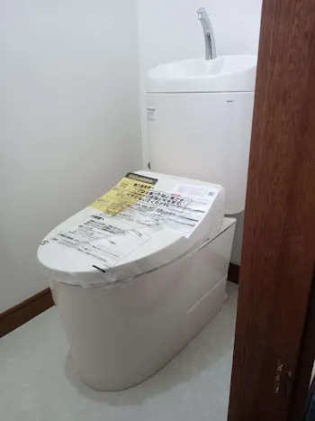 東京都羽村市のお客様のトイレリフォーム工事　具体的な工事内容4