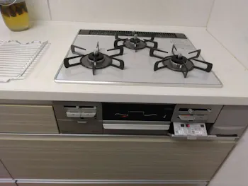 神奈川県相模原市中央区のお客様のビルトインコンロ交換工事