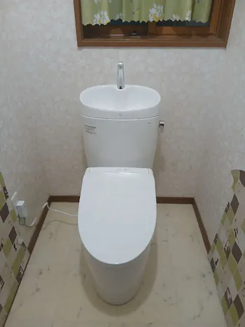 茨城県稲敷郡阿見町のお客様のトイレ交換工事