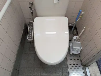 静岡県静岡市駿河区のお客様の温水洗浄便座工事