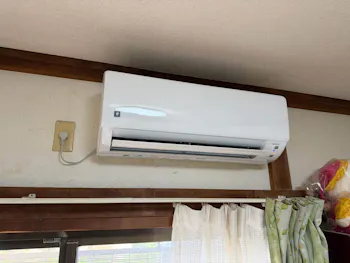 静岡県富士宮市のお客様のエアコン工事