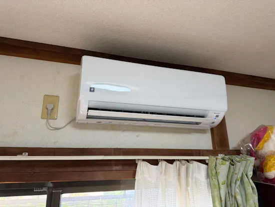 工事後　静岡県富士宮市のお客様のエアコン工事