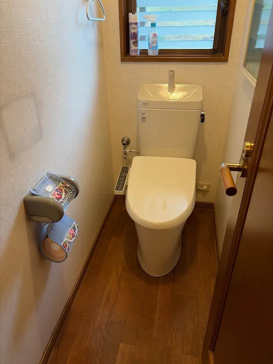 工事後　山梨県大月市のお客様のトイレ工事