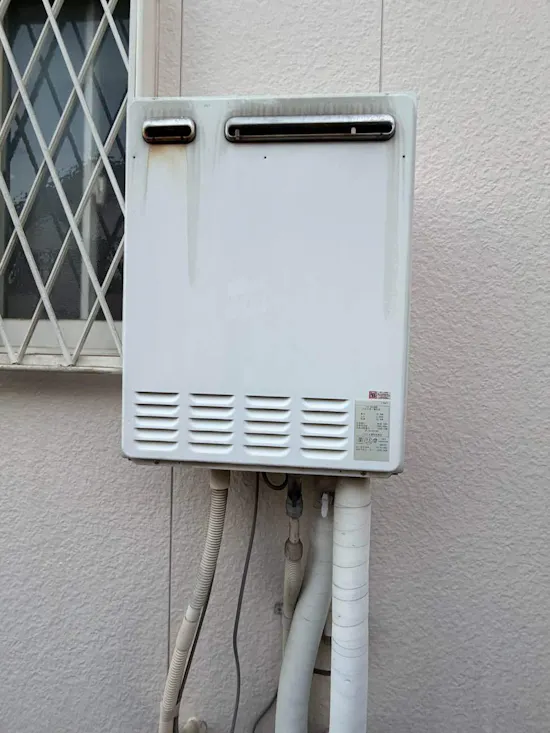 工事前　埼玉県比企郡のお客様のガス給湯器交換工事