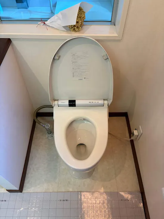 工事前　埼玉県比企郡吉見町のお客様のトイレ工事