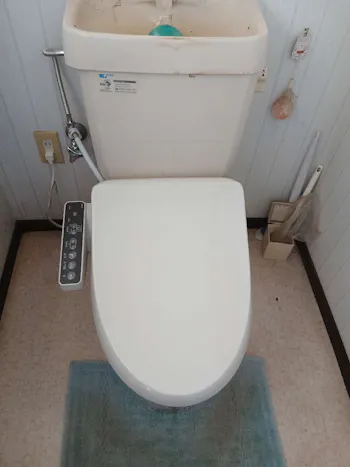 茨城県行方市のお客様の便座交換工事