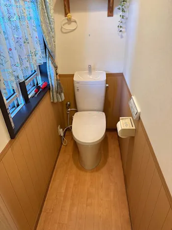 千葉県長生郡長南町のお客様のトイレ工事