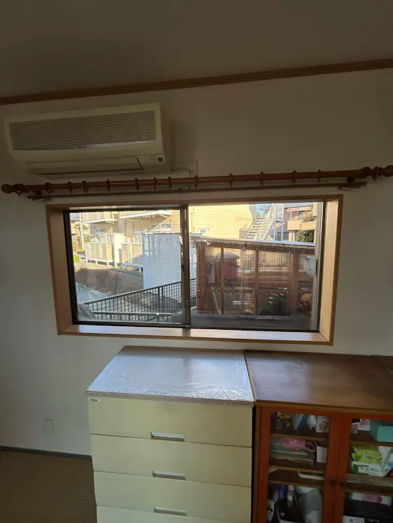 工事前　埼玉県上尾市のお客様の内窓設置工事