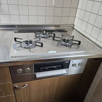 神奈川県横須賀市のお客様のビルトインコンロ・ガスコンロ工事