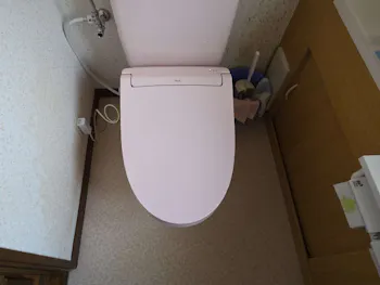 栃木県那須塩原市のお客様の便座交換工事