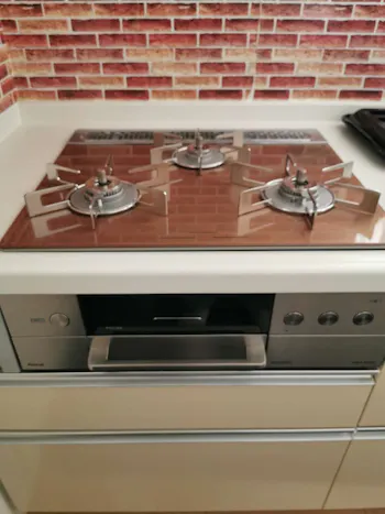 神奈川県茅ヶ崎市のお客様のビルトインコンロ・ガスコンロ工事