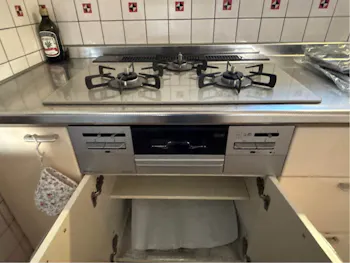 群馬県高崎市のお客様のビルトインコンロ・ガスコンロ工事