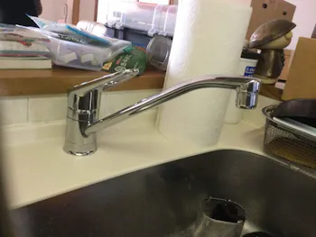 東京都青梅市のお客様のキッチン混合栓工事