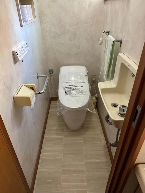 工事後　静岡県磐田市のお客様のトイレ工事