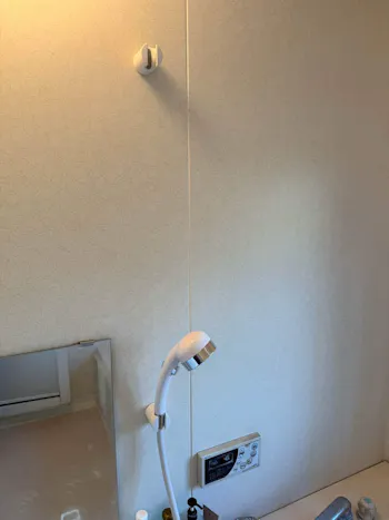 栃木県塩谷郡塩谷町のお客様の浴室壁付けシャワー混合栓交換工事　具体的な工事内容1