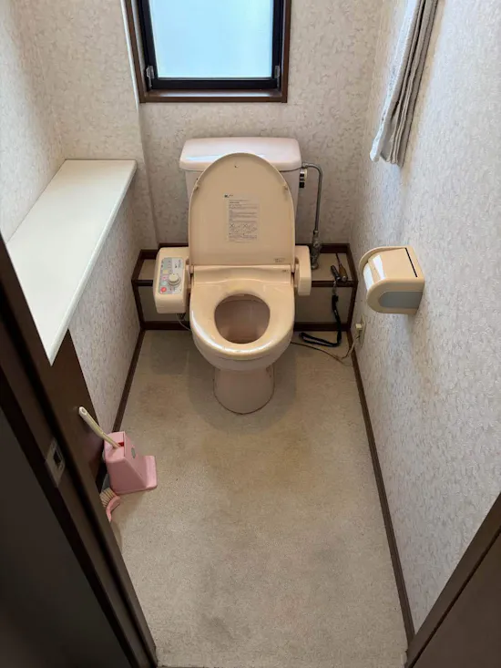 工事前　埼玉県北本市のお客様のトイレ工事