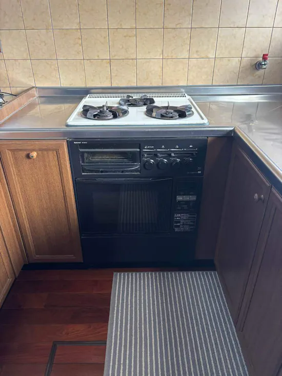 工事前　三重県いなべ市のお客様のビルトインコンロ交換工事