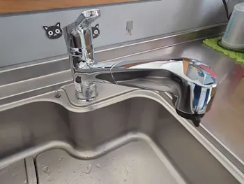 栃木県宇都宮市のお客様のキッチン水栓交換工事