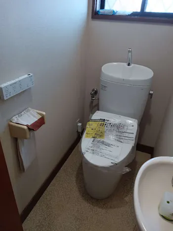 東京都あきる野市のお客様のトイレ交換工事　具体的な工事内容1