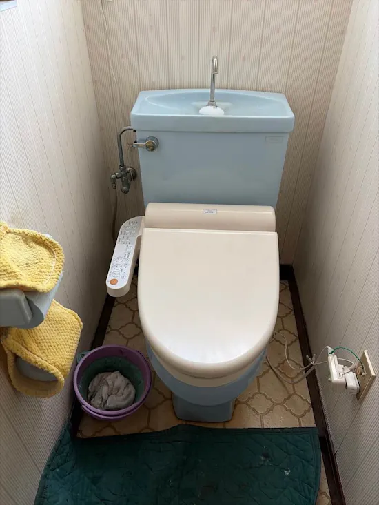 工事前　千葉県茂原市のお客様のトイレ交換工事