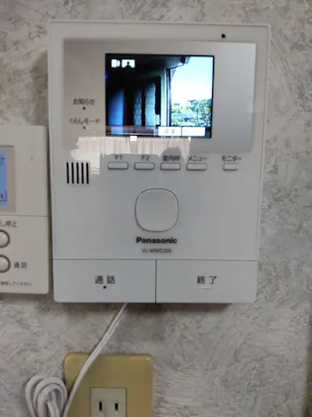 千葉県市原市のお客様のTVドアホン交換工事