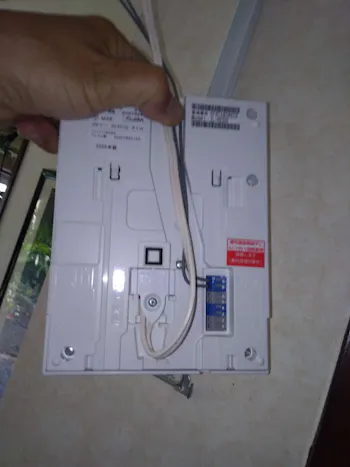 東京都昭島市のお客様のTVドアホン交換工事　具体的な工事内容2