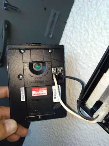 東京都昭島市のお客様のTVドアホン交換工事　具体的な工事内容5