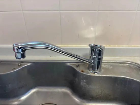 工事後　群馬県安中市のお客様のキッチン水栓交換工事