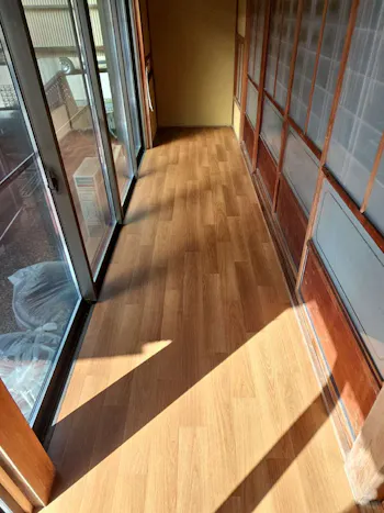 三重県四日市市のお客様の廊下床補修工事
